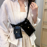 New Fashion Belt Bag, Women's Minimalist Waist Pouch, Mini Mobile Phone Bag, Casual Crossbody Bag