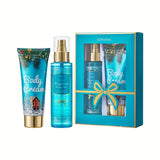 2pcs/set, 100g Fragrance Body Lotion And 4.06oz Body Mist Set, Gift For Women, Deeply Moisturizing And Nourishing Body Skin With Plant Squalane
