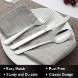 40/60pcs Stainless Steel Silverware Set, Western Food Utensils, Dinner, Supplies Including Knives, Forks, Spoons, Restaurants, Hotels, Family Birthday, Wedding, Outdoor Events, Independence Day, Christmas Party Gifts, Can Be