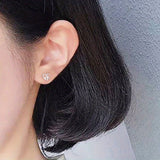Celtic Heart Knot Earrings for Women Mini Small Stud Earrings Daily Casual Simple Accessories