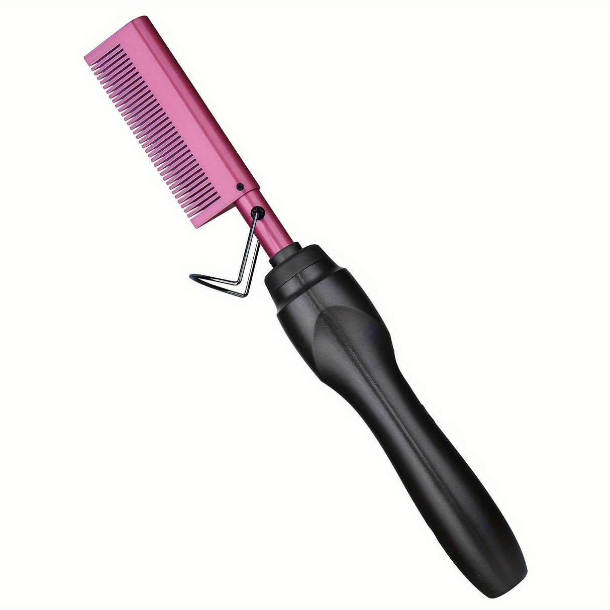 Copper Color Comb Styler - Multi-Purpose Hair Straightener and Curler for Wet and Dry Hair - Fast Heating, Easy-to-Use, Versatile, and Safe Electric Heating Comb for Salon-Quality Styling at Home