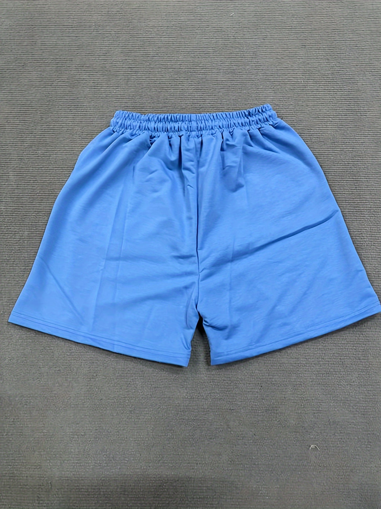 Casual Retro Hip Hop Print Drawstring Shorts for Men & Women - Y2K-Inspired Cotton Blend, Machine Washable, Streetwear Fashion