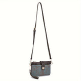 Exquisite Embossed Western Clutch Bag - Versatile Crossbody or Wristlet - Timeless Retro Style for Fashion-Forward Women