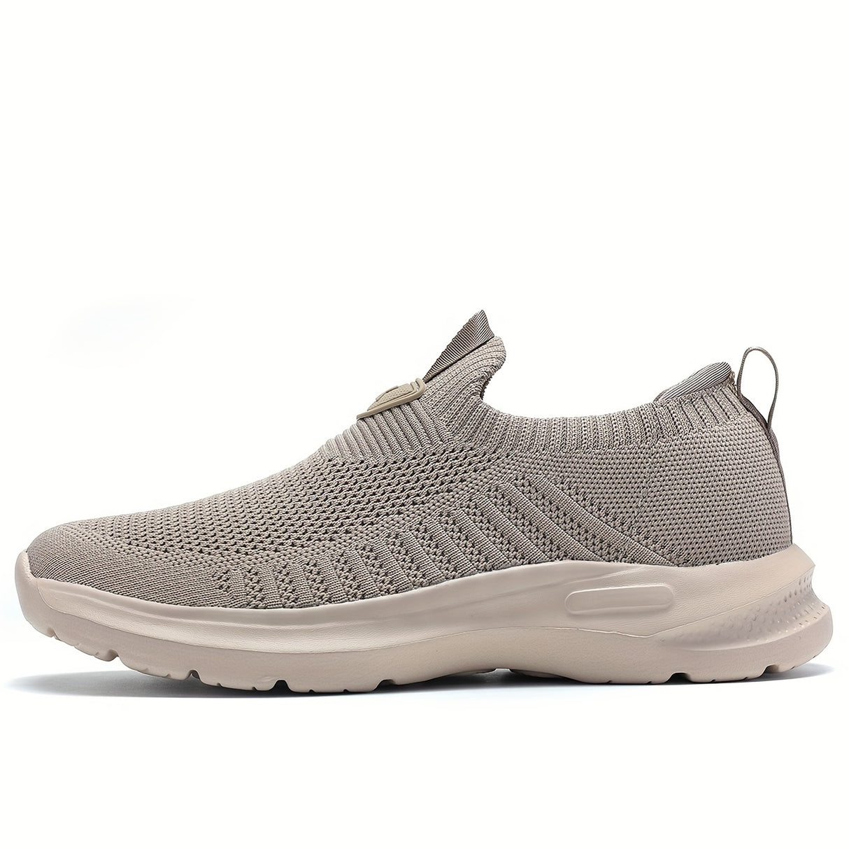 Men's Stylish Slip On Comfy Running Shoes: Breathable & Durable Non-Slip Shock Absorption Sneakers For Jogging, Walking & Hiking!