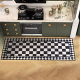 1pc Modern Luxury Kitchen Floor Mat, Absorbent & Non-Slip Runner Rug for Living Room, Oil-Resistant, Wear-Resistant