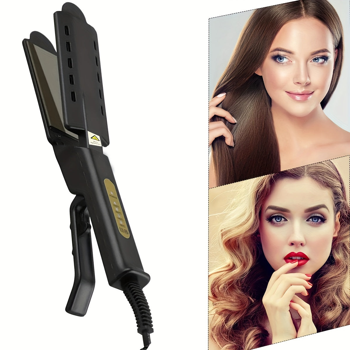 Professional Hair Straightener, Four-gear Temperature Adjustment, Flat Iron Curling Iron Hair Curler, Gifts For Women, Mother's Day Gift