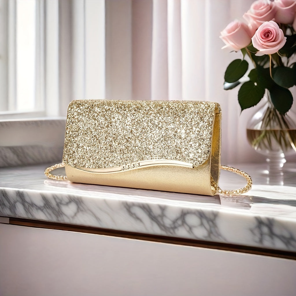Elegant Ladies Clutch Bag - Sparkling Crystal Evening Purse - For Weddings, Proms & Gatherings - Chic Party Accessory - Perfect Gift for Women