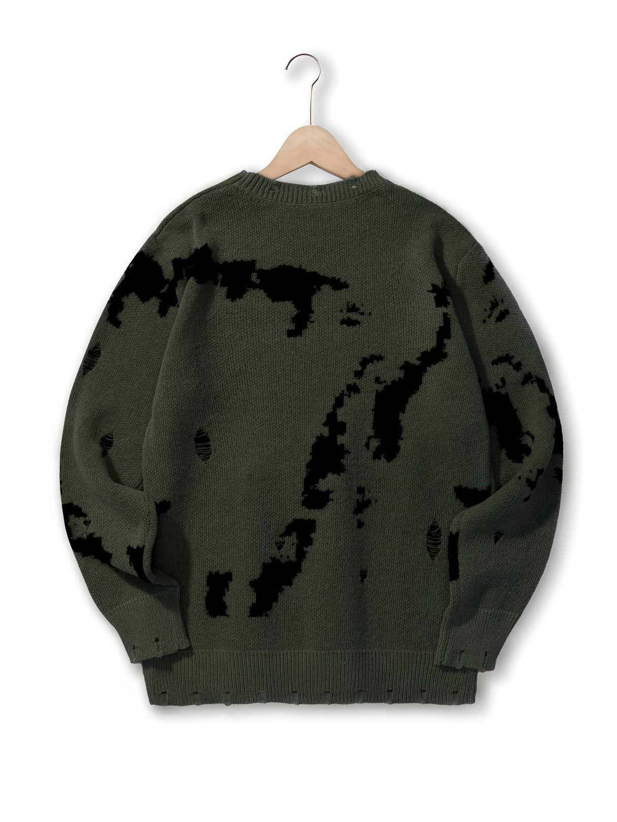 All Match Knitted Sweater, Men's Casual Warm Slightly Stretch Crew Neck Pullover Sweater For Men Fall Winter
