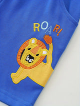 Toddler Boys Shorts 2 Piece Lion Animal Bird Graphic Cotton Casual Pants with Pockets Summer Outfit Kid Clothes