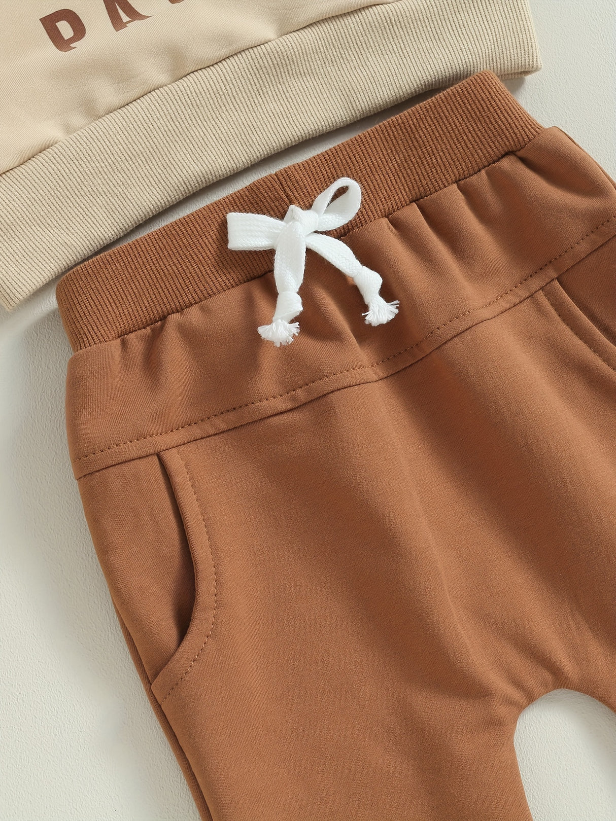 10% Polyester 90% Cotton Toddler Boys Long Sleeve Letter Print Sweatshirt and Pants Set - Soft, Breathable, and Cozy Fall Winter Outfit for Casual Daily Wear - Regular Fit, Slight Stretch, and Pullover Design