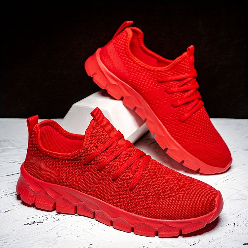 JNAK Breathable Mesh Running Shoes - Slip-On Design with MD Sole for Men and Women - Perfect for Sports & Leisure Activities in Spring/Summer/Fall