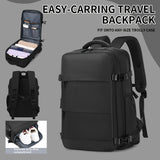 15.6 Inch Laptop Backpack for Men & Women - Lightweight High Quality Travel Backpack with Shoe Compartment, Large Capacity College School Bag, Adjustable Chest Pockets & Ergonomic Design for Business Commuting, Outdoor Advent