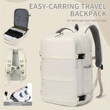 15.6 Inch Laptop Backpack for Men & Women - Lightweight High Quality Travel Backpack with Shoe Compartment, Large Capacity College School Bag, Adjustable Chest Pockets & Ergonomic Design for Business Commuting, Outdoor Advent