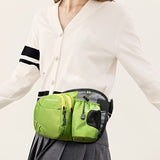 Womens Adjustable Casual Waist Pack - Zipper Closure, Polyester Lining, Solid Color, Versatile Travel & Outdoor Fanny Pack with Adjustable Strap - Simple and Stylish Vacation Belt Bag for Everyday Use