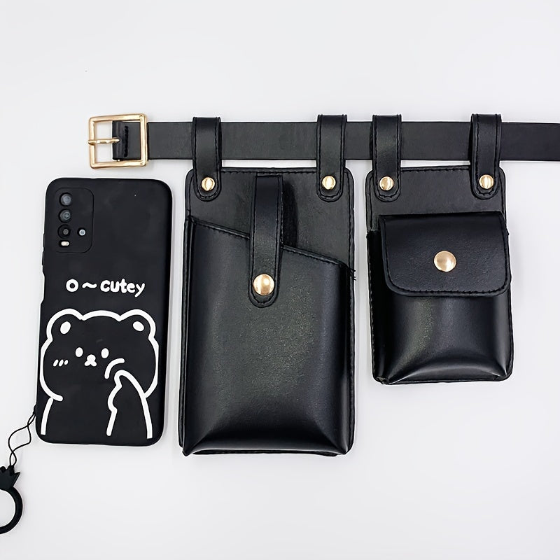 New Fashion Belt Bag, Women's Minimalist Waist Pouch, Mini Mobile Phone Bag, Casual Crossbody Bag