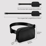 Stylish Everywhere Belt Bag - Adjustable Waist Pack for Secure, Hands-Free Adventure - Perfect for Running, Hiking, Cycling, and Outdoor Sports