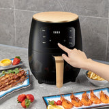 1pc Premium Air Fryer - Advanced Omni-directional Cooking, 1400W High-Power Heat, 30W Fan for Even Crispiness, Uniform Motor Drive Technology