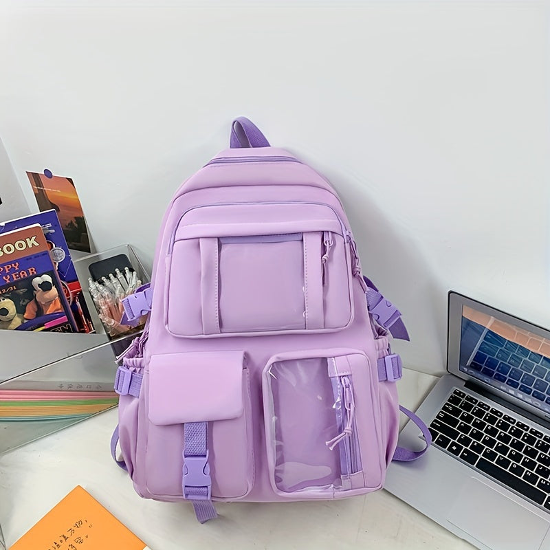 Laptop Backpacks 15.6 Inch School Bag College Backpack Large Travel Daypack Kawaii Bookbags for Teens Girls Women Students