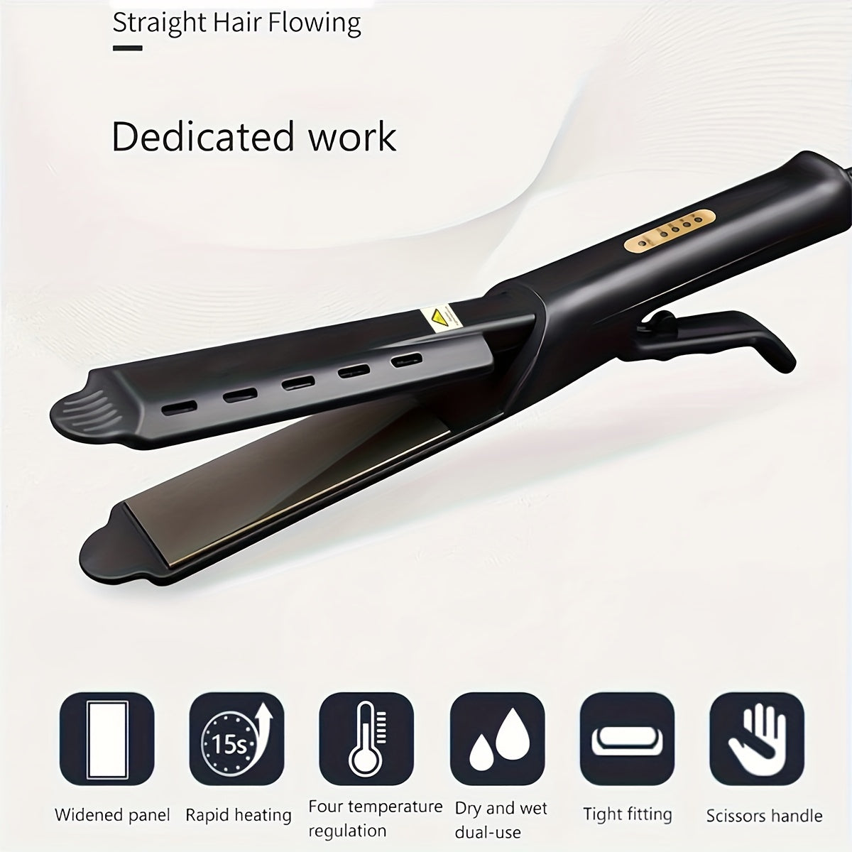 Professional Hair Straightener, Four-gear Temperature Adjustment, Flat Iron Curling Iron Hair Curler, Gifts For Women, Mother's Day Gift