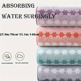 4-Pack Space-Themed Bath Towel Set, Quick-Dry Absorbent Towels, 27.6x55 inches, 300gsm, for Pool Party, School, Camping, Modern Geometric Pattern, Rectangular, High Absorbency, Knitted Fabric, Home Bathroom Essentials