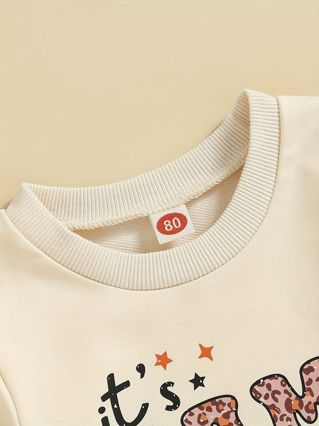 Toddler Baby Girls Cute 2pcs Outfits - Rugby Print Long Sleeve Sweatshirt & Stretchy Flared Pants Set Kids Clothes