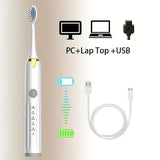 Electric Toothbrush With Replaceable Brush Head, With 5 Modes, One-button Start, Long Battery Life, Suitable For Men And Women, For Home, Travel - 1 Set