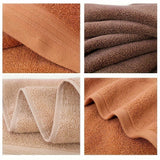 6-Piece Luxury Cotton Towel Set - Ultra-Absorbent, Quick-Drying, Super Soft, and Thickened for Bathroom Essentials - Complete Home Bathroom Supplies with 2 Washcloths, 2 Hand Towels, and 2 Bath Towels