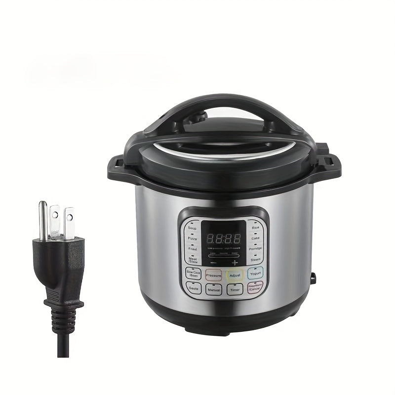 7-in-1 Electric Pressure Cooker  Slow Cooker  Rice Cooker  Steamer, Sauté  Yogurt Maker, Warmer & Sterilizer Stainless Steel, 6 Quart
