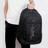 Spring New Backpack, Leisure Business Travel Backpack, Large Capacity Junior High School Bag, Computer Men's Bag (Zipper Direction Assorted Varieties)