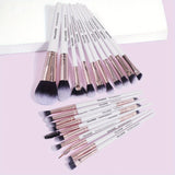 Makeup Brush Set, 20 Pcs Professional Makeup Brushes Foundation Eyeshadow Blush Brush, Travel Kabuki Blending Concealers Face Powder Eye Make Up Brushes Set Kit For Makeup Beginner Artist Lover