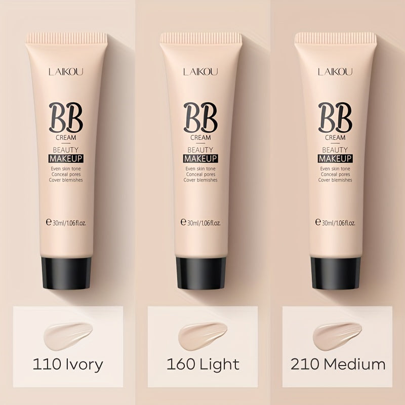 Buy 1 Take 1 - LAIKOU Long Wearing BB Cream, Waterproof Hides Pores