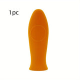 1pc Heat Resistant Silicone Handle Holder - For Cast Iron Skillets & Metal Cookware - Kitchen Supplies - Protect Your Hands From Burns - Perfect Gift for Home Cooks & Bakers
