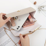 Sequin Ruched Evening Bag, Metal Decor Flap Prom Purse, Glitter Clutch Bag For Wedding Party Best Gifts for Carnaval