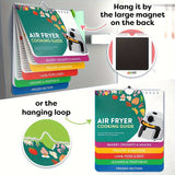 Air Fryer Cheat Sheet Magnets: Cooking Times Chart, Conversion Guide & More - The Ultimate Air Fryer Accessories!