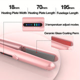 1pc Portable Wireless Hair Straightener, Mini USB Charging Clamp Bangs, 2500mAh Battery Capacity, Ceramic Glaze Coating Perm Does Not Hurt Hair, Curling And Straightening Dual-purpose Small Hair Straightener