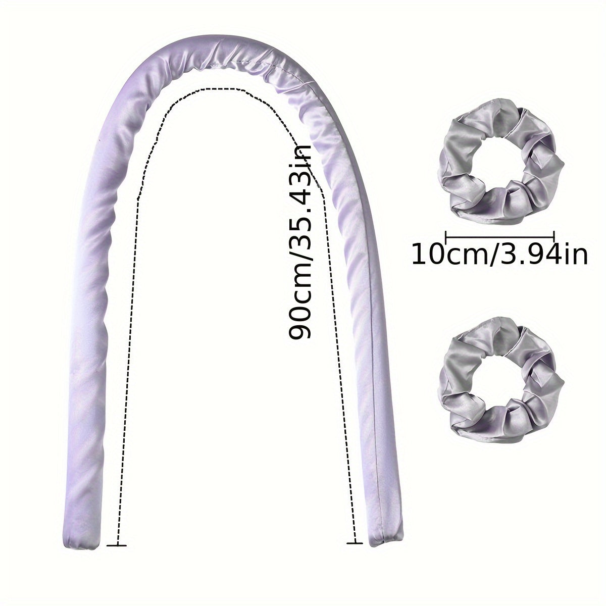 3pcs/Set Heatless Hair Curler Set - Effortlessly Create Beautiful Curls with No Heat Damage - Safe, Adjustable & Reusable Styling Tools for All Hair Types