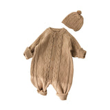 Newborn Baby Girl Boy Outfits Clothes, Warm Knit Sweater Cardigan For Winter, Fall, Spring