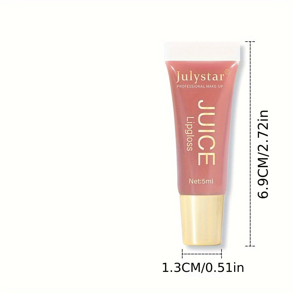 [Long-lasting Moisturizing Lip Oil Gloss] Beauty Natural Long-lasting Moisturizing Mirror Lip Oil Fruit Flavor Pouty Lip Moisturizing Water Gloss Lipstick