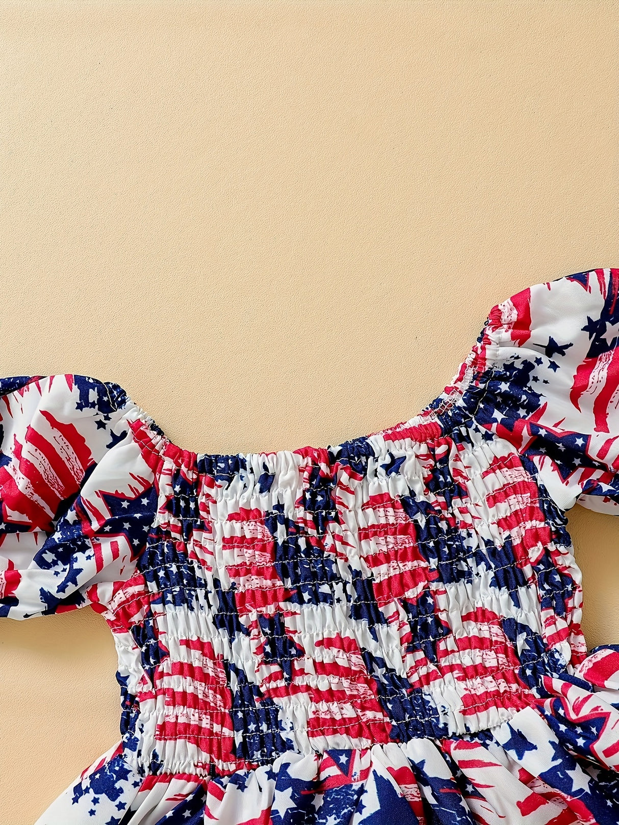Baby Girl My 1st 4th of July Outfits, Baby Girl American Flag Print Romper 4th of July Baby Girl Outfits