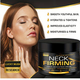 LUCKY MUSN Advanced Retinol Overnight Lotion for Neck Firming - 1.7fl.oz Science-Backed with 5% Collagen, Hyaluronic Acid & Peptides, Day & Night Hydration to Smooth Wrinkles, Tighten & Renew Light Beige