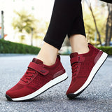 Women's Breathable Mesh Running Shoes - Lightweight, Non-Slip Sole for Casual & Walking, Fashionable Solid Color, Soft Bottom, New Model