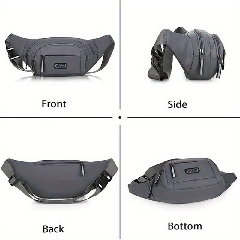 Men'S Belt Bag Women'S Waist Bag Waist Bag Hiking Travel Camping Running Sports Outdoor, Money Belt Shoulder Hip Waist Bag with Adjustable Shoulder Strap Sports Travel