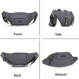 Men'S Belt Bag Women'S Waist Bag Waist Bag Hiking Travel Camping Running Sports Outdoor, Money Belt Shoulder Hip Waist Bag with Adjustable Shoulder Strap Sports Travel