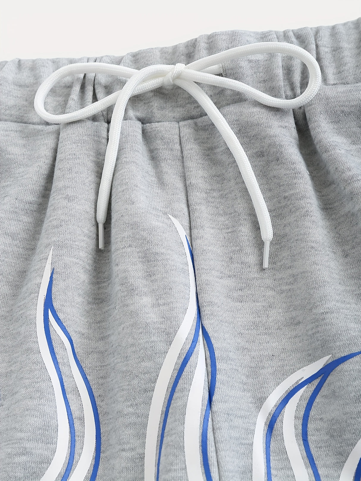 Flame-Inspired Y2K Drawstring Shorts for Women - Season-Versatile with Pockets, Medium Stretch & Easy-Care