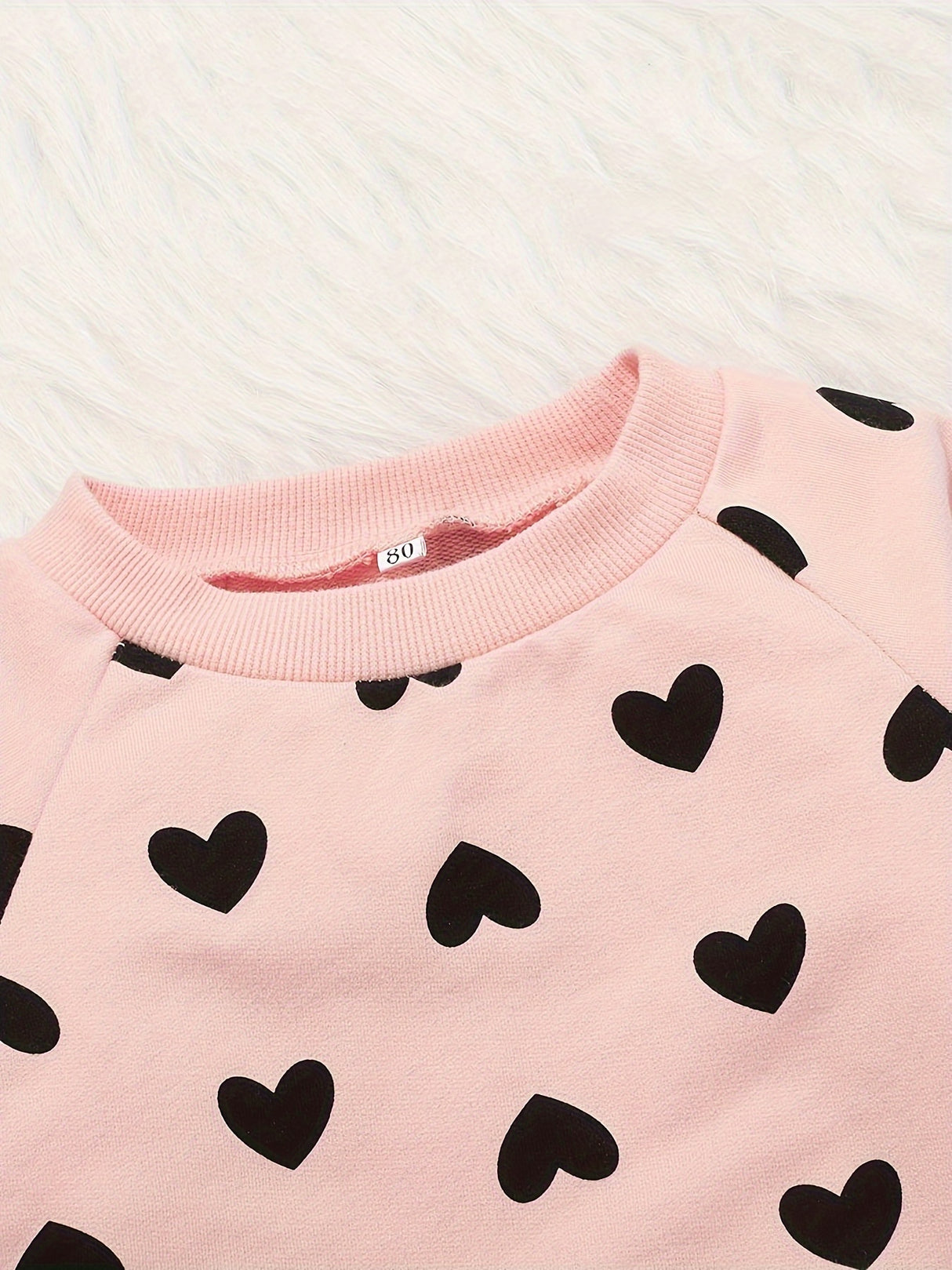 Baby Girl Clothes 2pcs Long Sleeved Sweatshirt & Sweatpants Cute Toddler Infant Outfits Tops And Pants Set