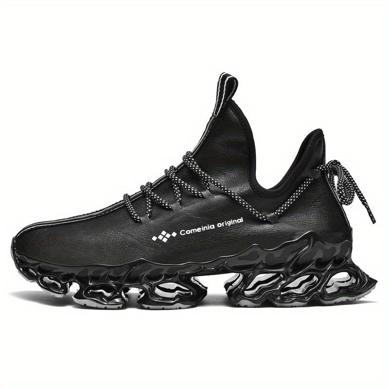 [Men's Lightweight Shock Absorption Shoes] Lightweight Shock Absorption Running Shoes for Men - Non-Slip Athletic Sneakers for Jogging, Tennis, Gym, and Walking