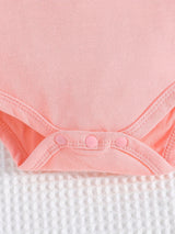 Cozy Cotton Blend Baby Girl 3-Piece Set - Cow Print, Long Sleeve, Bow Accents for Fall/Winter
