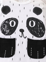 4pcs/Pack Baby Boy Romper Newborn Clothes Infant 2pcs Footie Jumpsuit + 2pcs Hat Cute Animal Patterns Baby Boy Outfits, for Outdoor