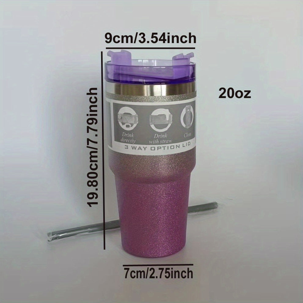 20oz/30oz Vacuum Insulation Mug With Lid And Straw, 304 Stainless Steel Vacuum Insulation Cup, Coffee Cup, Safe For Dishwasher Eid Al-Adha Mubarak