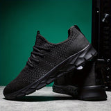 JNAK Breathable Mesh Running Shoes - Slip-On Design with MD Sole for Men and Women - Perfect for Sports & Leisure Activities in Spring/Summer/Fall